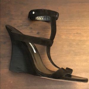 Manolo blahnik wedges.